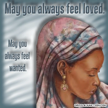 Feel Loved African American greeting image