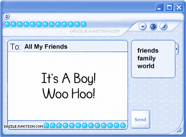 Blinkie Boy Baby Boy greeting image
