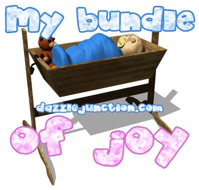 Bundle Of Joy Baby Boy greeting image