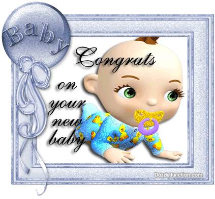 Congrats Baby Boy greeting image