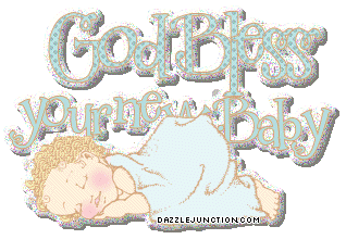 God Bless Boy Baby Boy greeting image