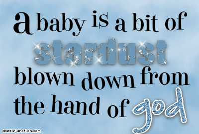 Stardust Baby Boy greeting image