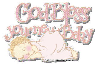 God Bless Girl Baby Girl greeting image