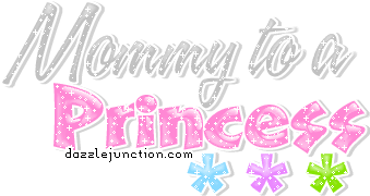 Mommy To Princess Baby Girl greeting image