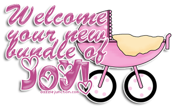 Welcome Bundle Of Joy Girl Baby Girl greeting image