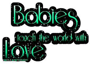 Babies Touch Love Dj Baby Mommy greeting image