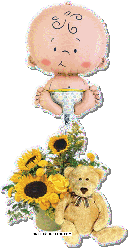 Baby Bouquet Baby Mommy greeting image