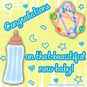 Beautiful Congrats Dj Baby Mommy greeting image