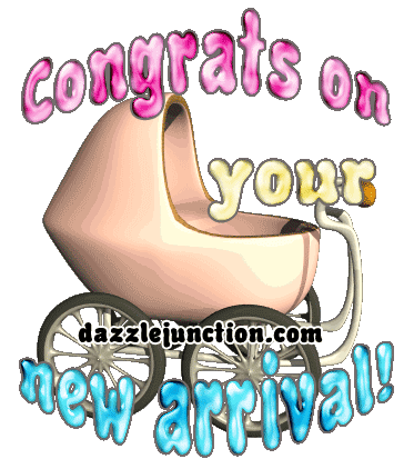 Congrats New Arrival Baby Mommy greeting image