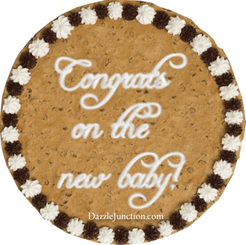 Cookie Congrats Baby Baby Mommy greeting image