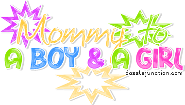 Mommy Boy And Girl Baby Mommy greeting image