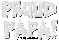 Proud Papa Baby Mommy greeting image