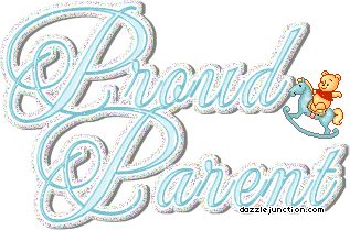 Proud Parent Baby Mommy greeting image