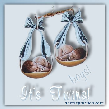 Twin Boys Dj Baby Mommy greeting image