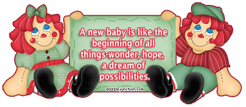 Wonder Baby Mommy greeting image