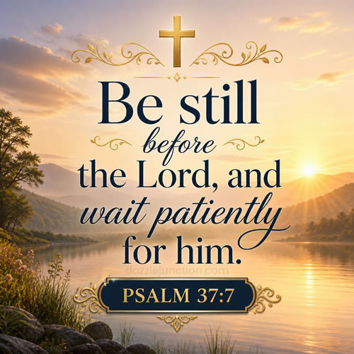Be Still Wait