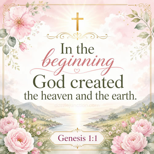 Beginning God Created