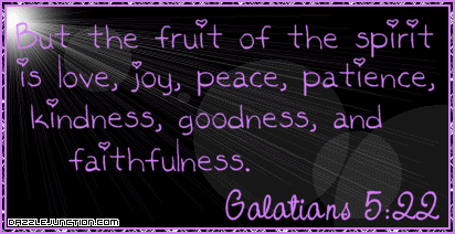 Galatians 5:22 Bible Verse greeting image