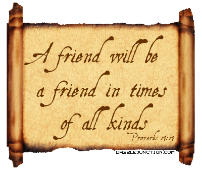Proverbs 17:17 Bible Verse greeting image