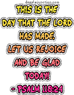Psalms 118:24 Bible Verse greeting image