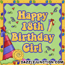 Happy 18th Birthday Girl