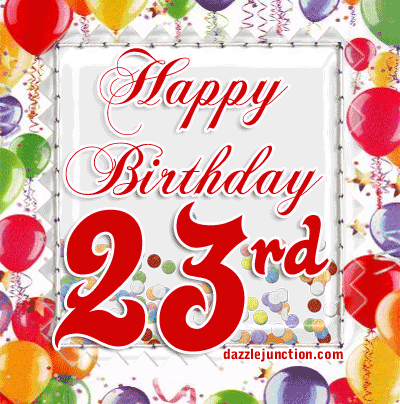 Happy 23rd Birthday