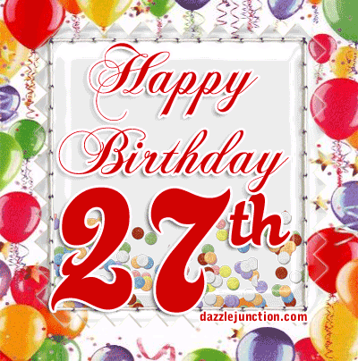 Happy 27th Birthday