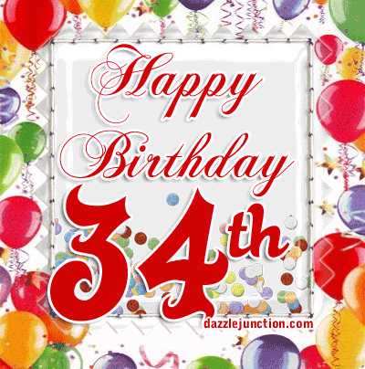 Happy 34th Birthday