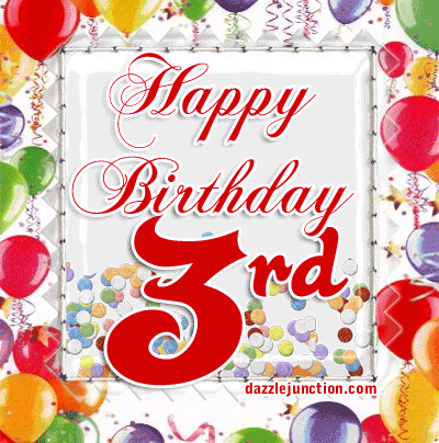Happy 3rd Birthday