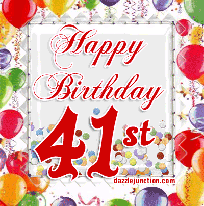 Happy 41st Birthday