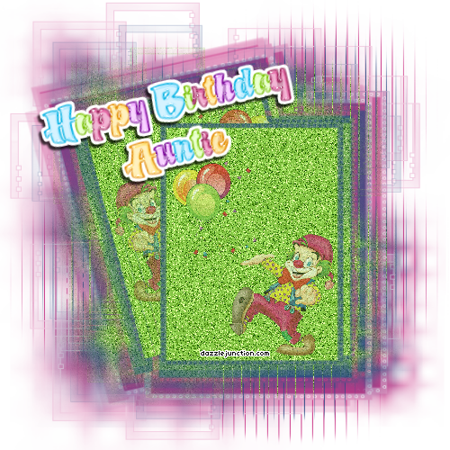 Bdayauntie Birthday Aunt greeting image
