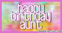 Hbaunt Birthday Aunt greeting image