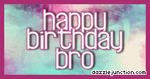 Hbbro Birthday Brother greeting image