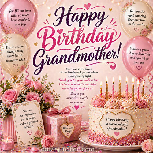 Happy Birthday Grandmother image