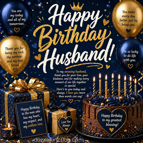 Happy Birthday Husband image
