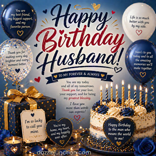 Husband Birthday Wish Birthday Husband greeting image