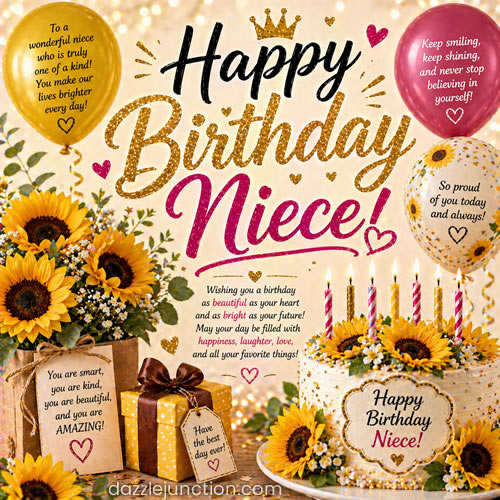 Niece Birthday Wish Birthday Niece greeting image