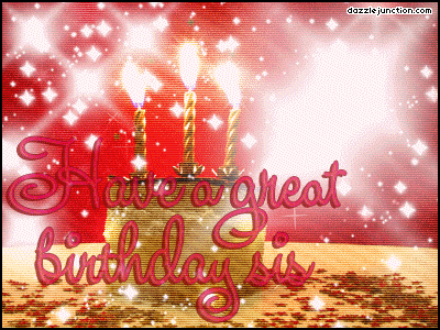 Cakeflash Birthday Sister greeting image