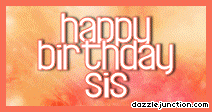 Hbsis Birthday Sister greeting image