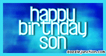 Hbson Birthday Son greeting image