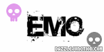 Emo Chick Captions greeting image