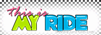 My Ride Captions greeting image