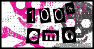 Percent Emo Captions greeting image