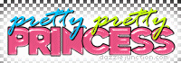 Pretty Princess Captions greeting image