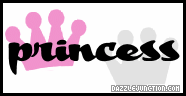 Princess Captions greeting image
