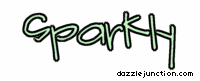 Sparkly Captions greeting image
