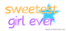 Sweetest Girl Captions greeting image
