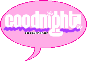 Goodnight Chat Bubbles greeting image