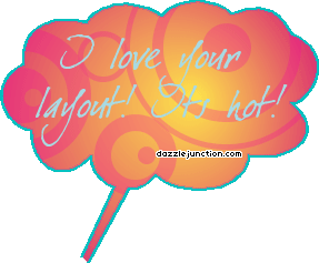 Love Your Layout Chat Bubbles greeting image