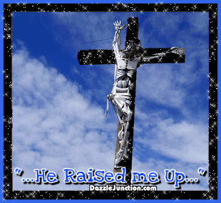 Raised Me Up Christian Comments greeting image